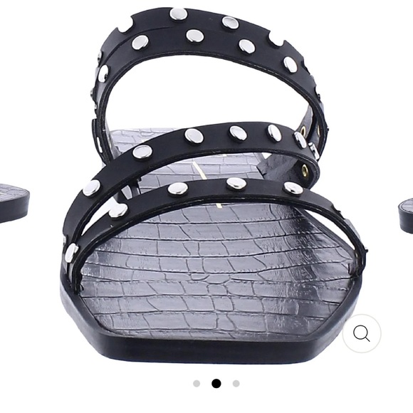 DOLCE VITA Ibbie Womens Open Toe Slip On Strappy Sandals - Picture 3 of 4